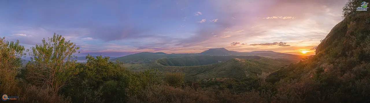 Valle desde las alturas.